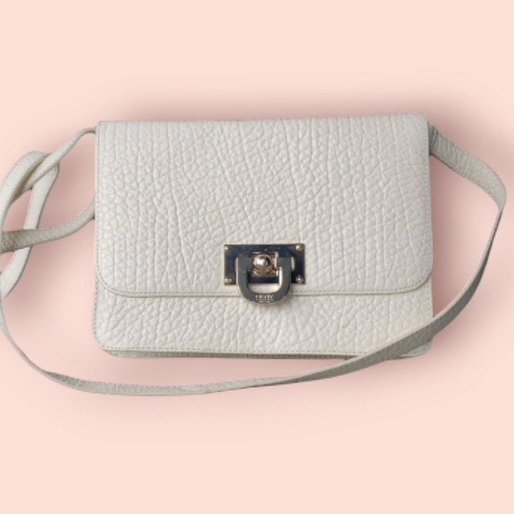 dkny cream purse